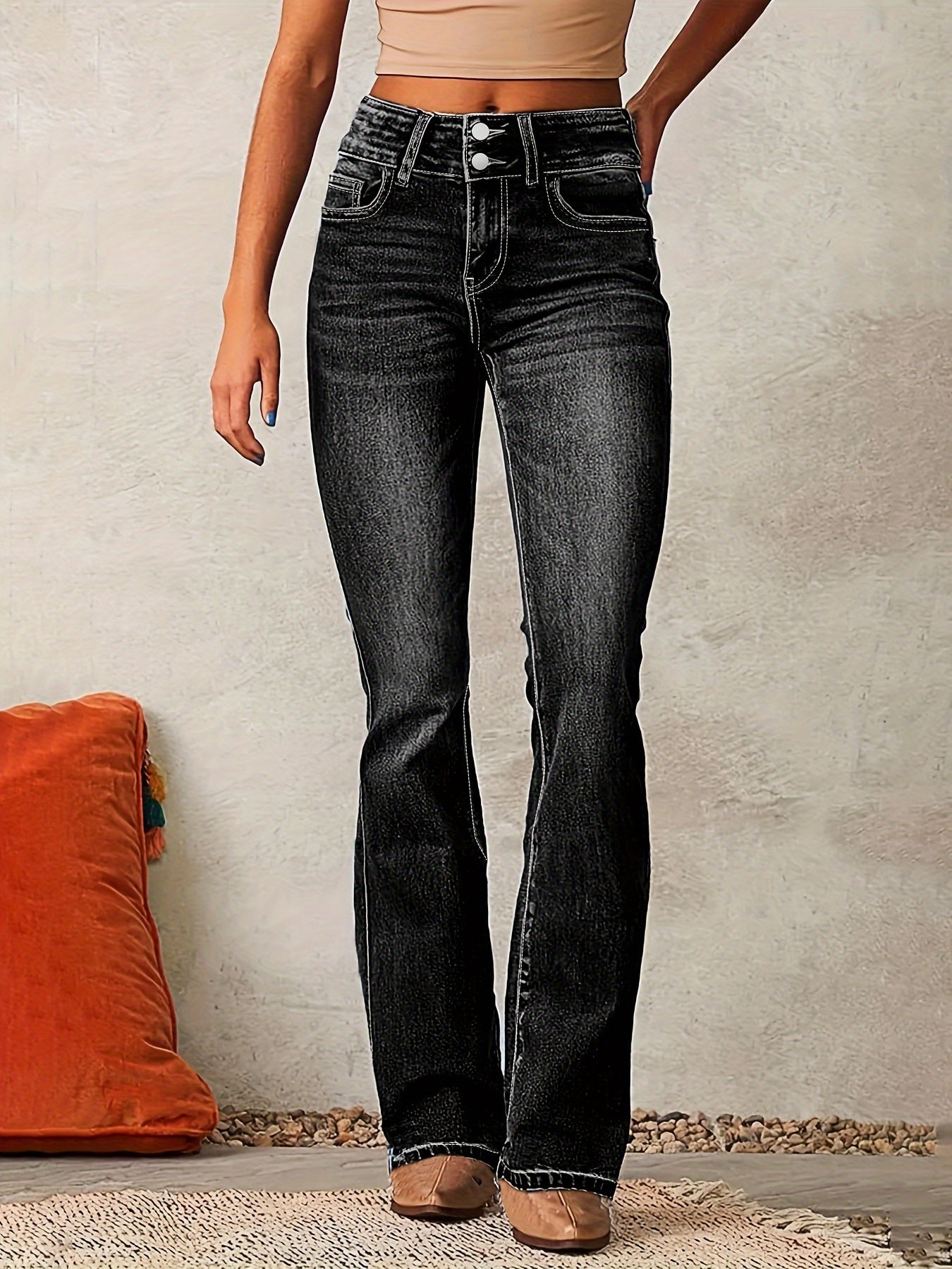 ADELINDE I HOSEN MIT HOHER TAILLE