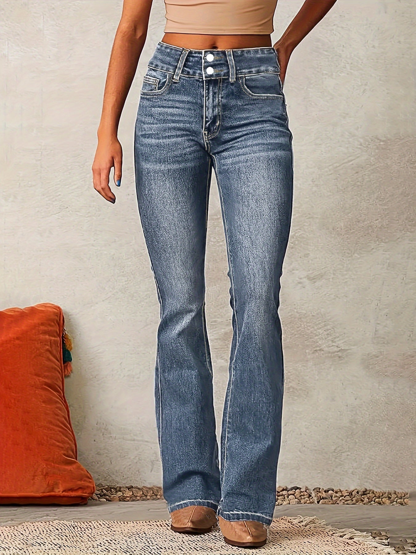 ADELINDE I HOSEN MIT HOHER TAILLE