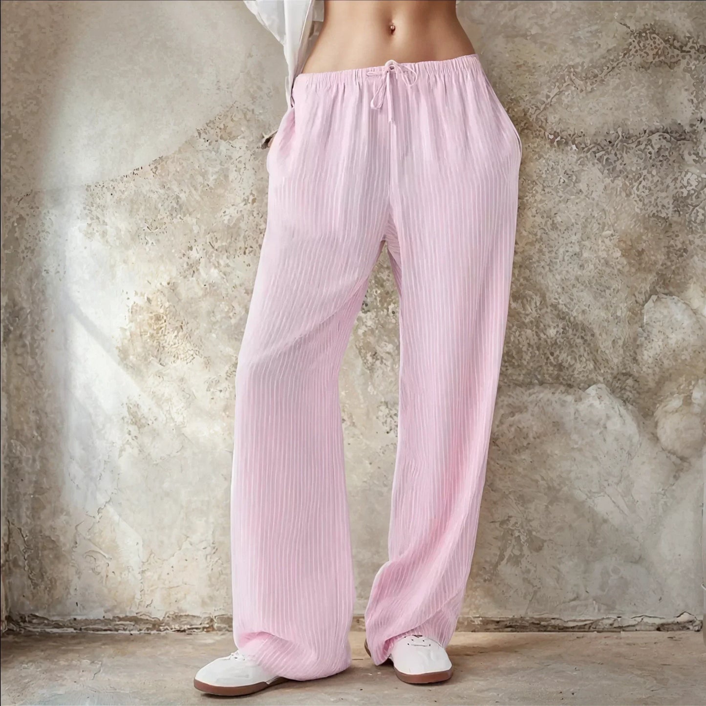 FREDEGUND I GESTREIFTE BAGGY PANTS