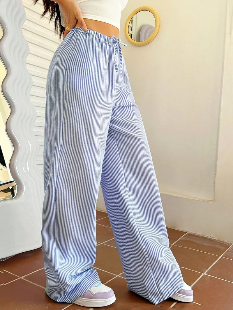 FREDEGUND I GESTREIFTE BAGGY PANTS
