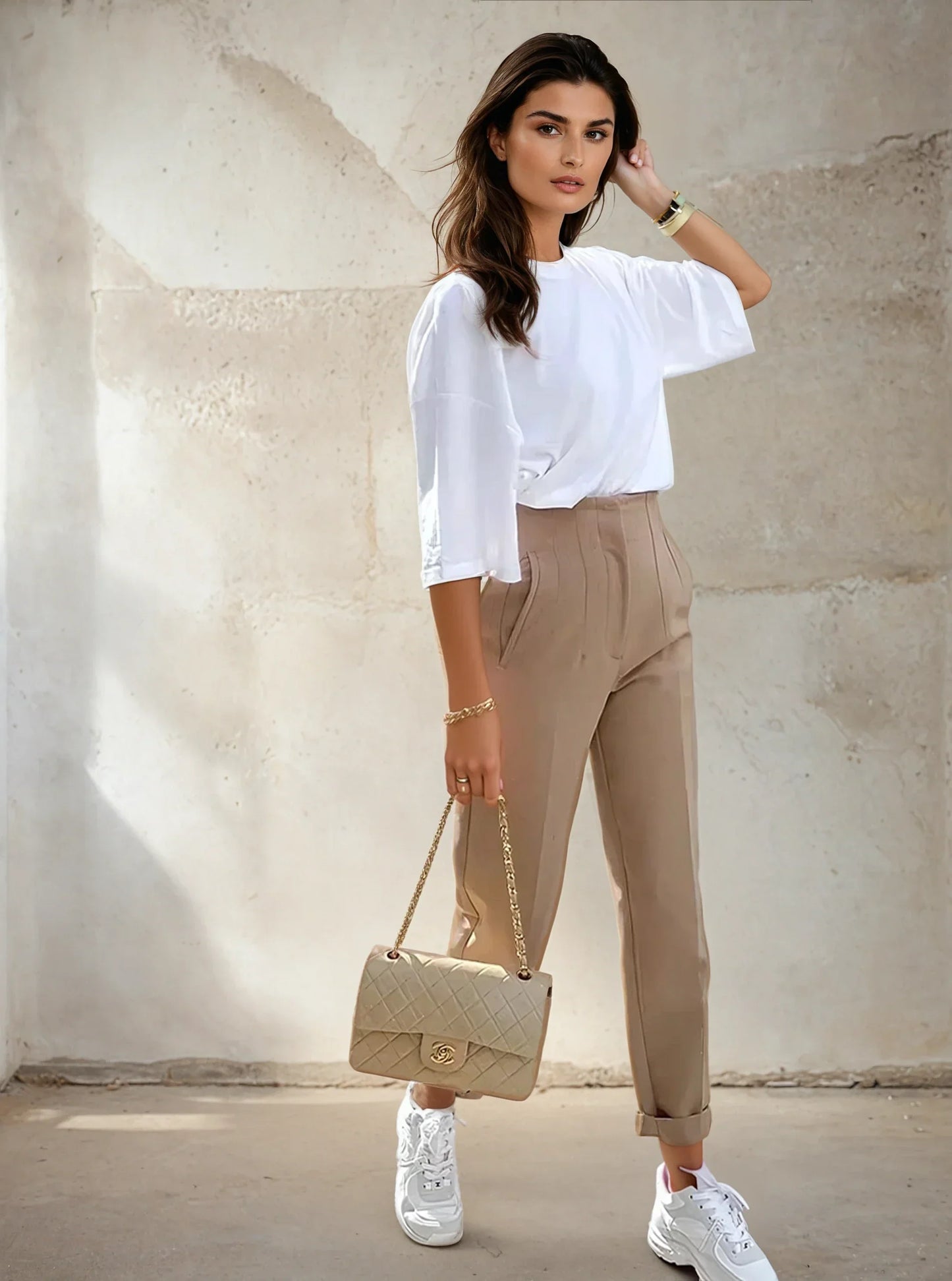 BRIGIDA I LÄSSIGE SLIM FIT HOSE