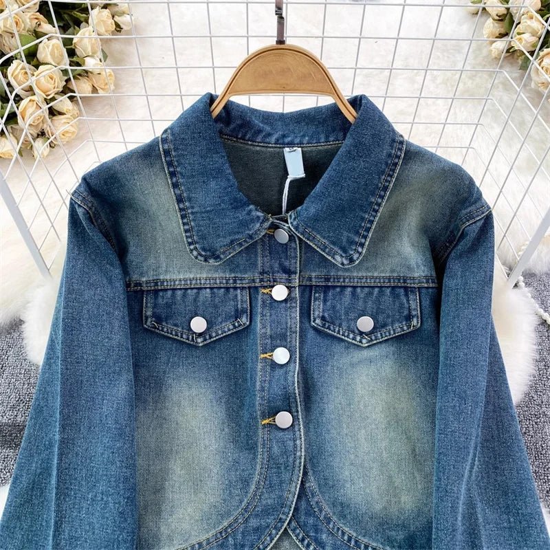 RUNA I GEKÜRZTE JEANSJACKE