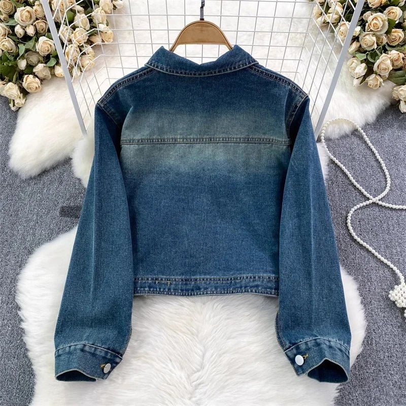 RUNA I GEKÜRZTE JEANSJACKE