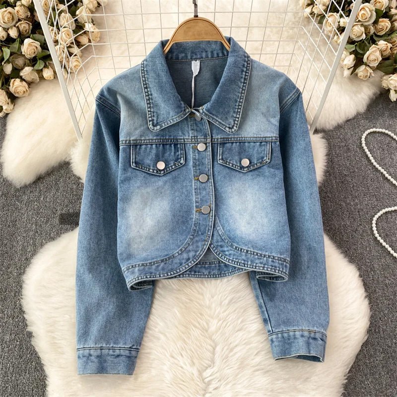 RUNA I GEKÜRZTE JEANSJACKE