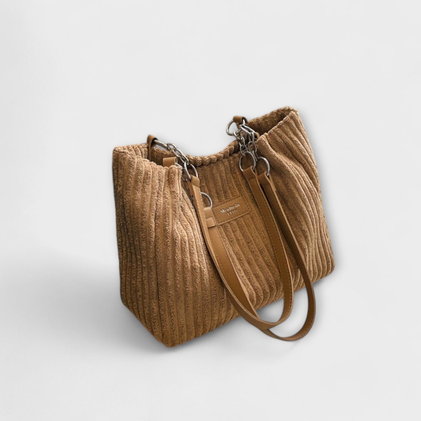 Romeve. - Weiche Cord-Schultertasche