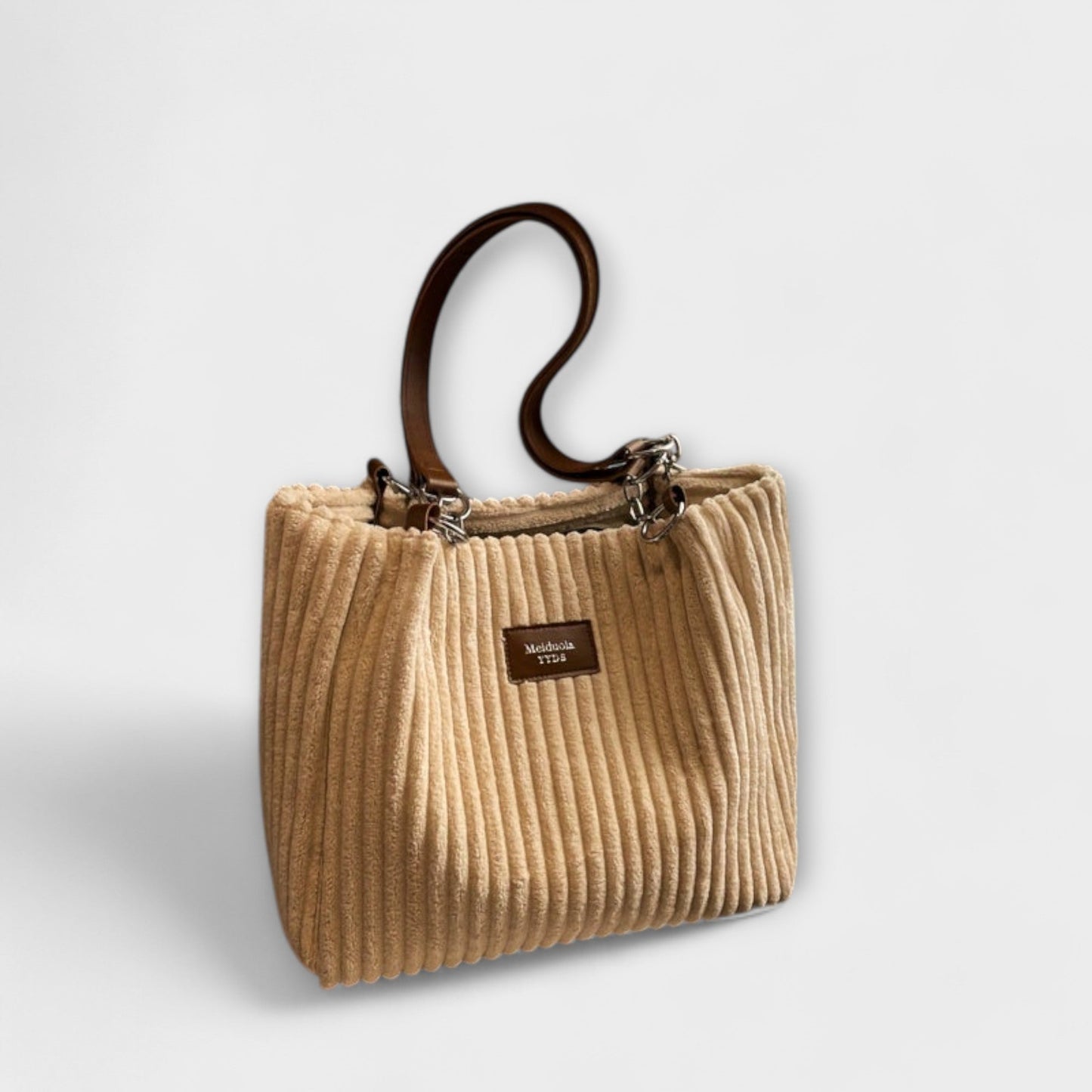 Romeve. - Weiche Cord-Schultertasche
