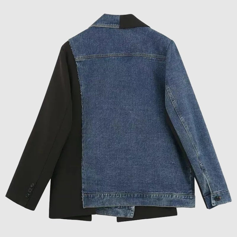 YSBERTA I JEANS-PATCHWORK-JACKE