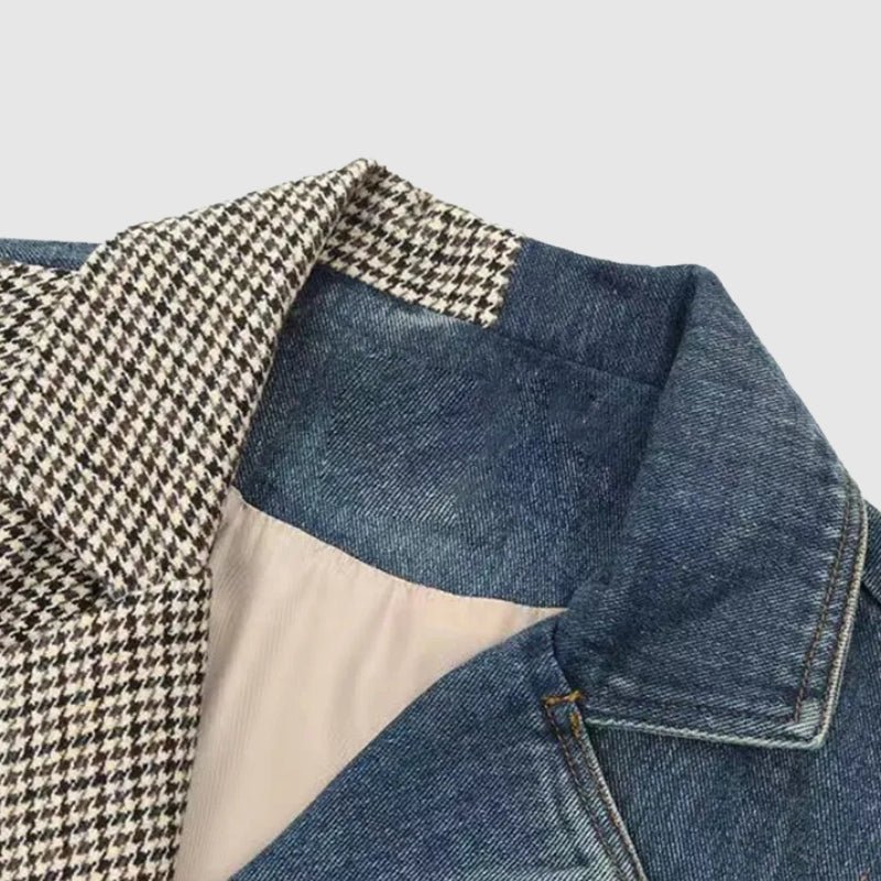 YSBERTA I JEANS-PATCHWORK-JACKE