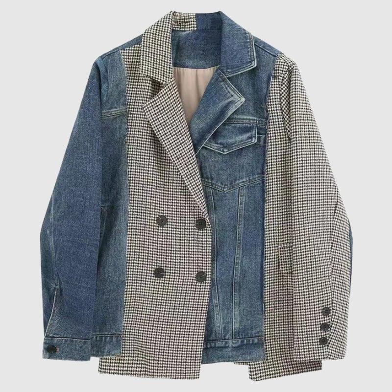 YSBERTA I JEANS-PATCHWORK-JACKE