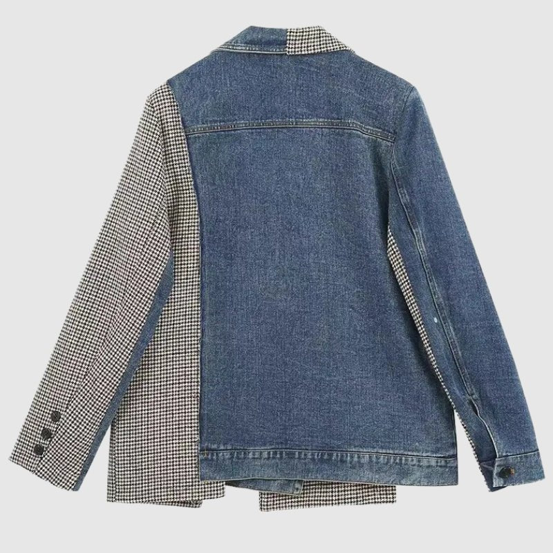 YSBERTA I JEANS-PATCHWORK-JACKE
