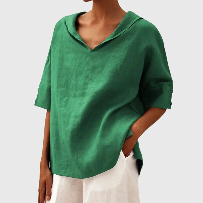 Ayla™ Brown Blouse
