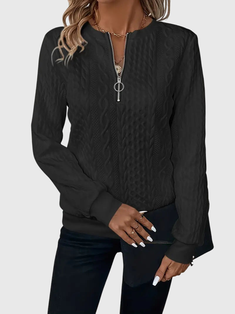 Nora™ Zippered Sweater