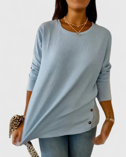 Megan™ | Chic Crew Neck Top