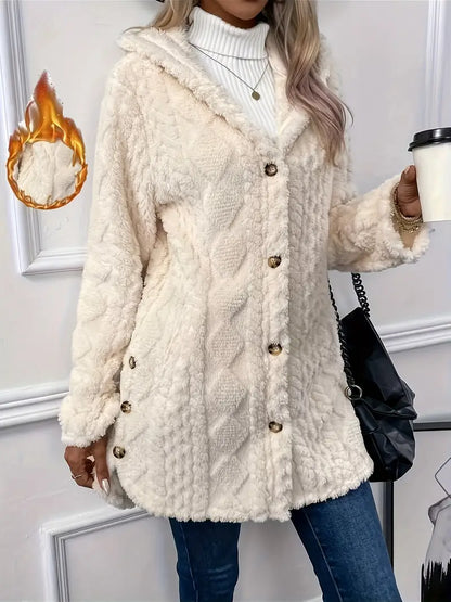 Linda | Fleece-Kapuzenjacke