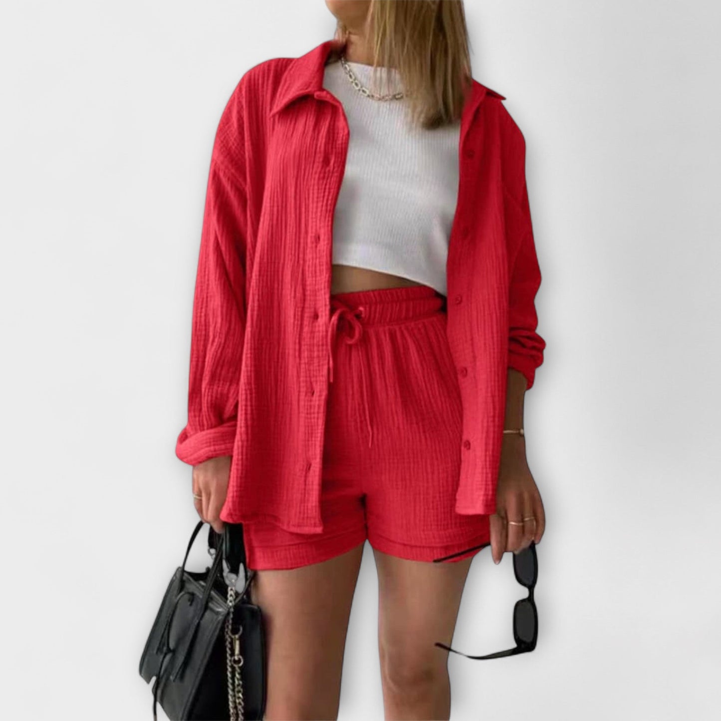 Roselina | Chic Top and Bottom Set