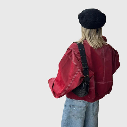 Faye™ - Extra-Large Leather Jacket