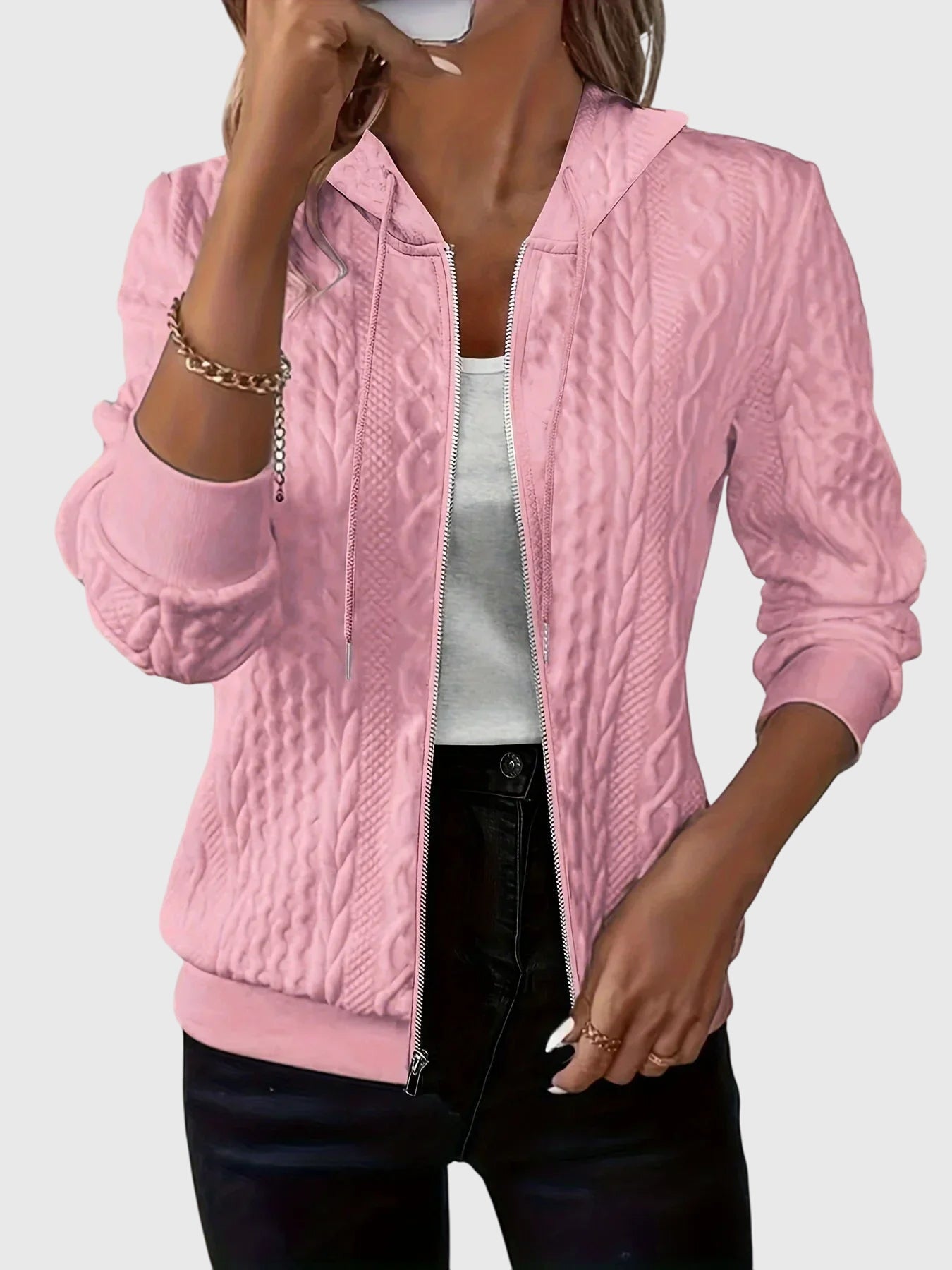 Lena™ Zippered Hoodie