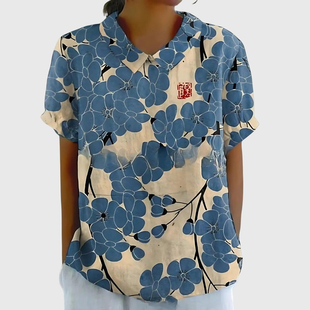 Jenna™ Floral Print Blouse