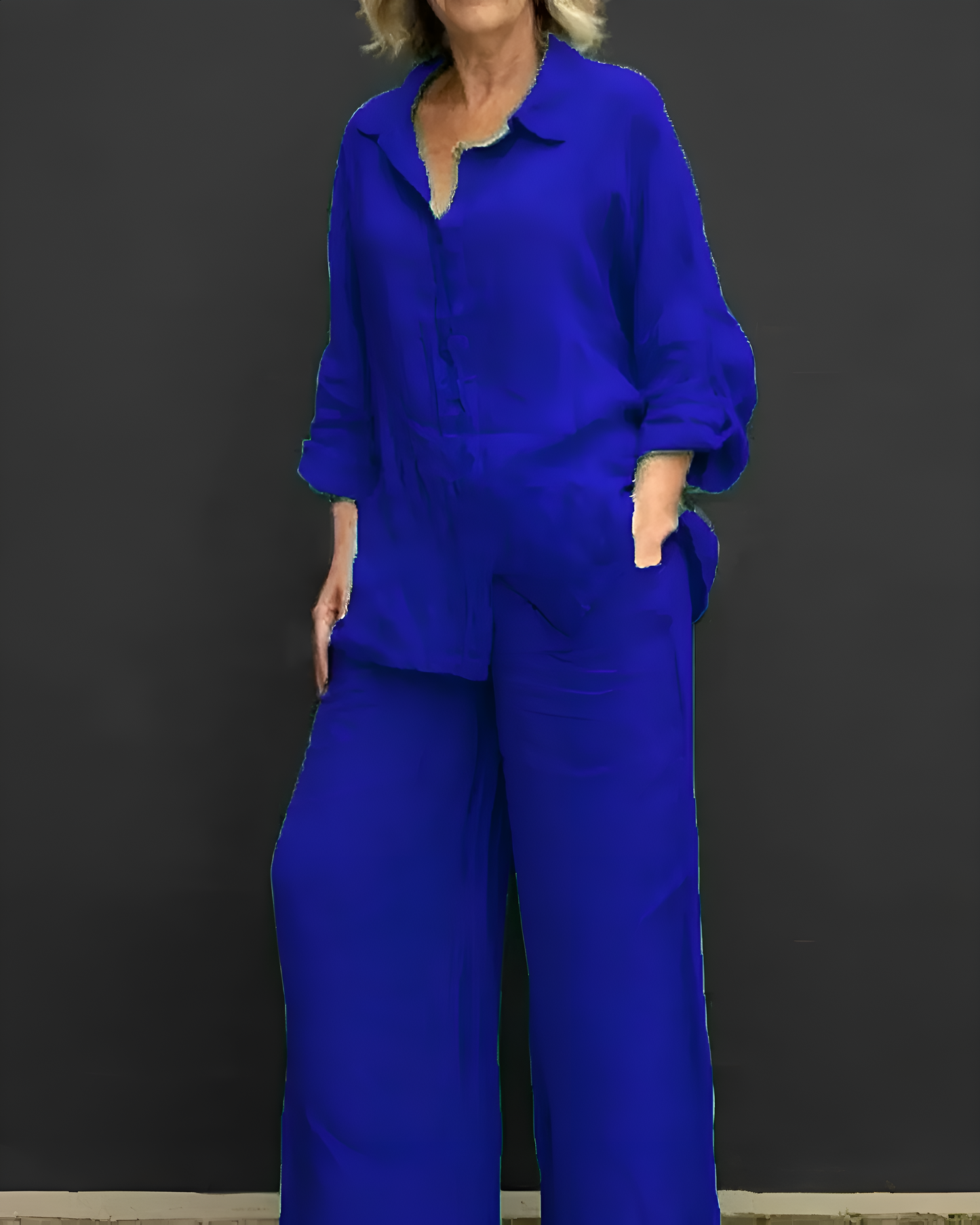 Lara Linen Shirt Suit