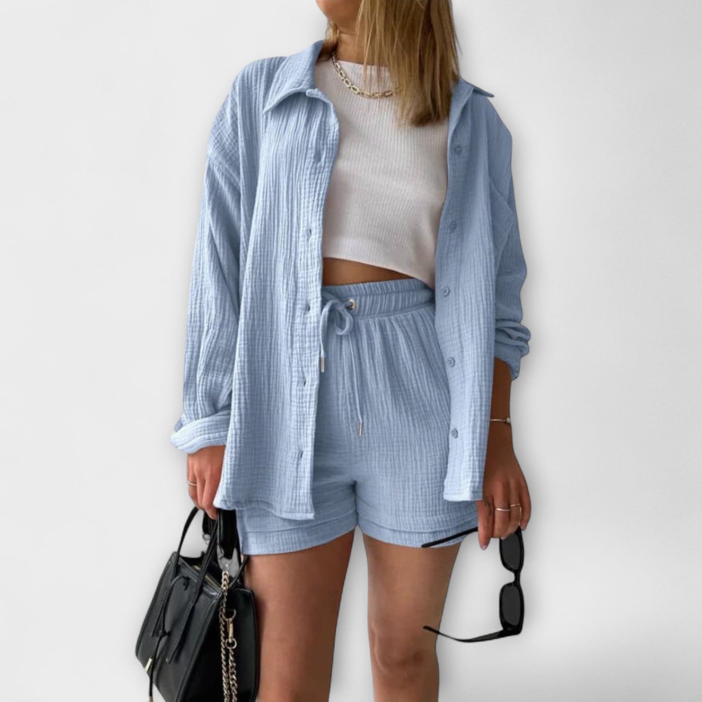 Roselina | Chic Top and Bottom Set