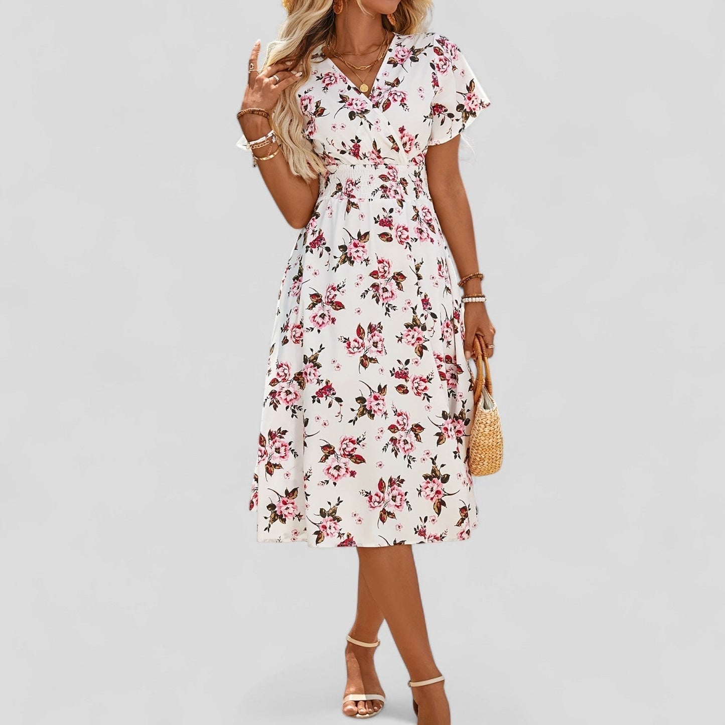 Gretalise | Relaxed Summer Midi Dress for Ultimate Comfort