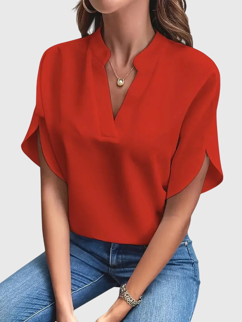 Beatrix™ | Luxuriously Soft V-Neck Top