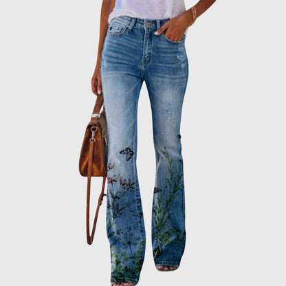 Floral Print Trousers
