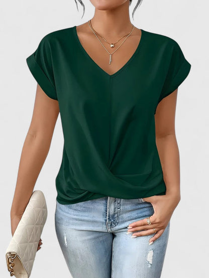 Mahrianne | Cozy V-Neck Tee