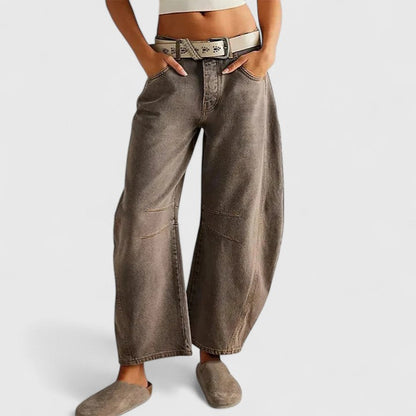 Rain | Relaxed Fit Wide-Leg Trousers