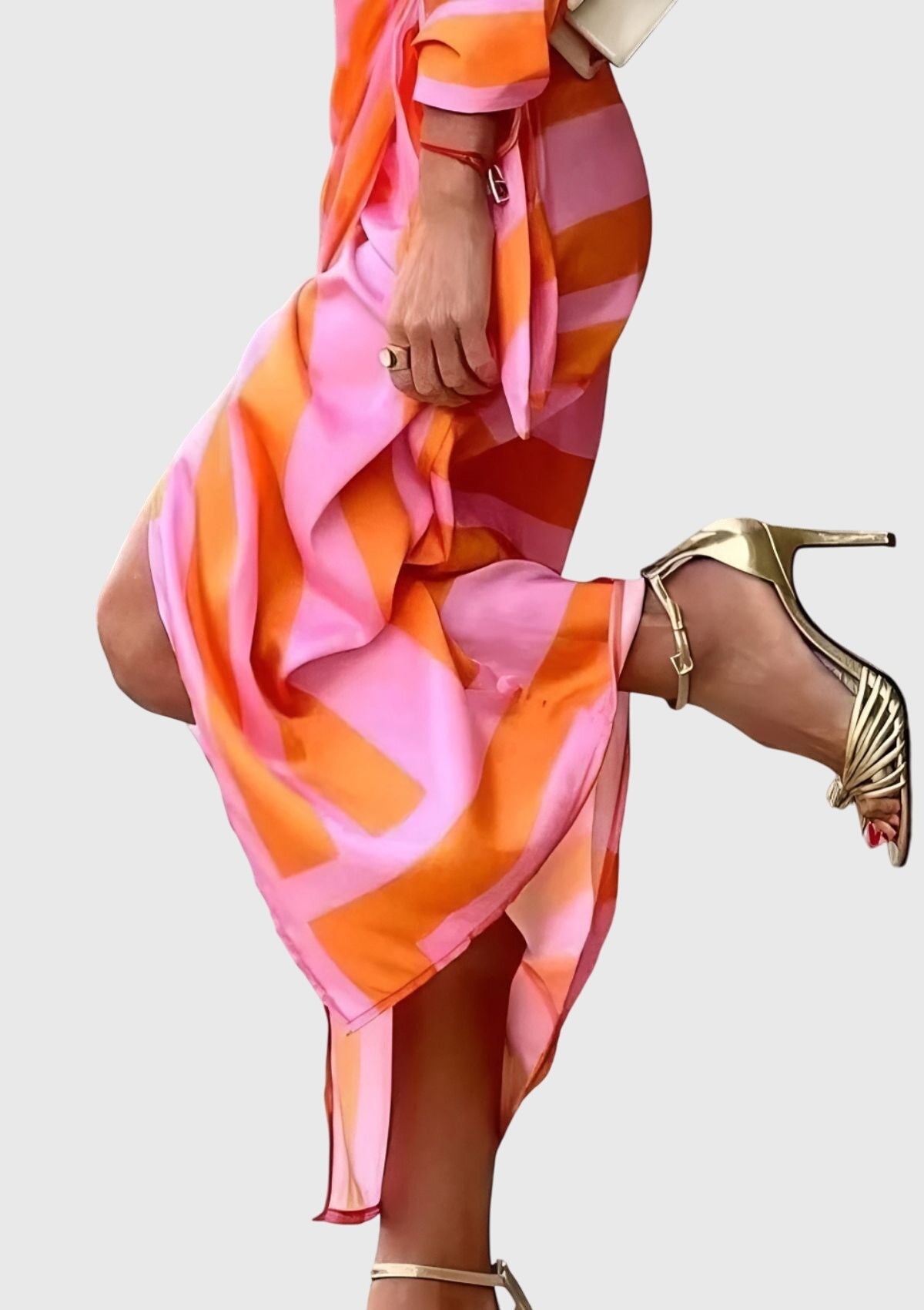 Everly™ | Chic Printed Wrap Dress