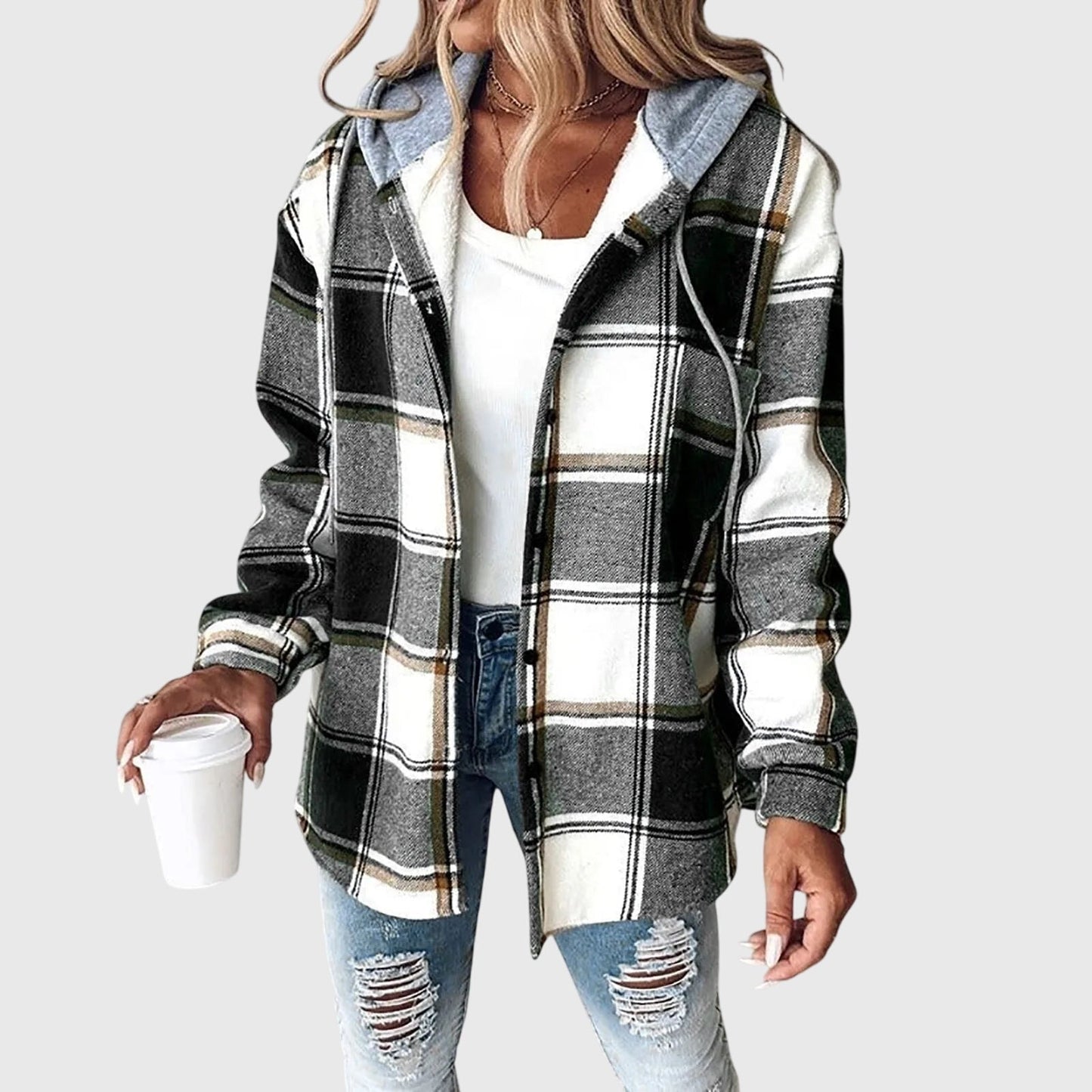 Martina™ Women's Mesh Jacket with Button Placket