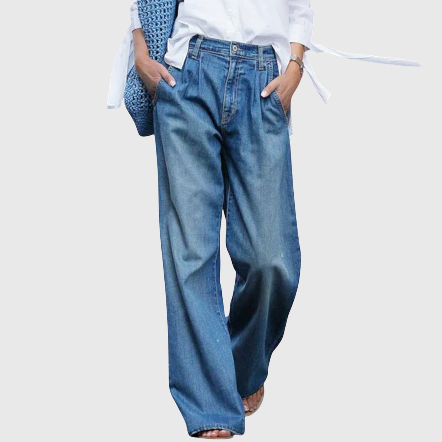 Ava - Premium Wide-Leg Jeans