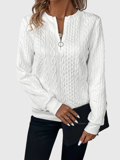 Nora™ Zippered Sweater