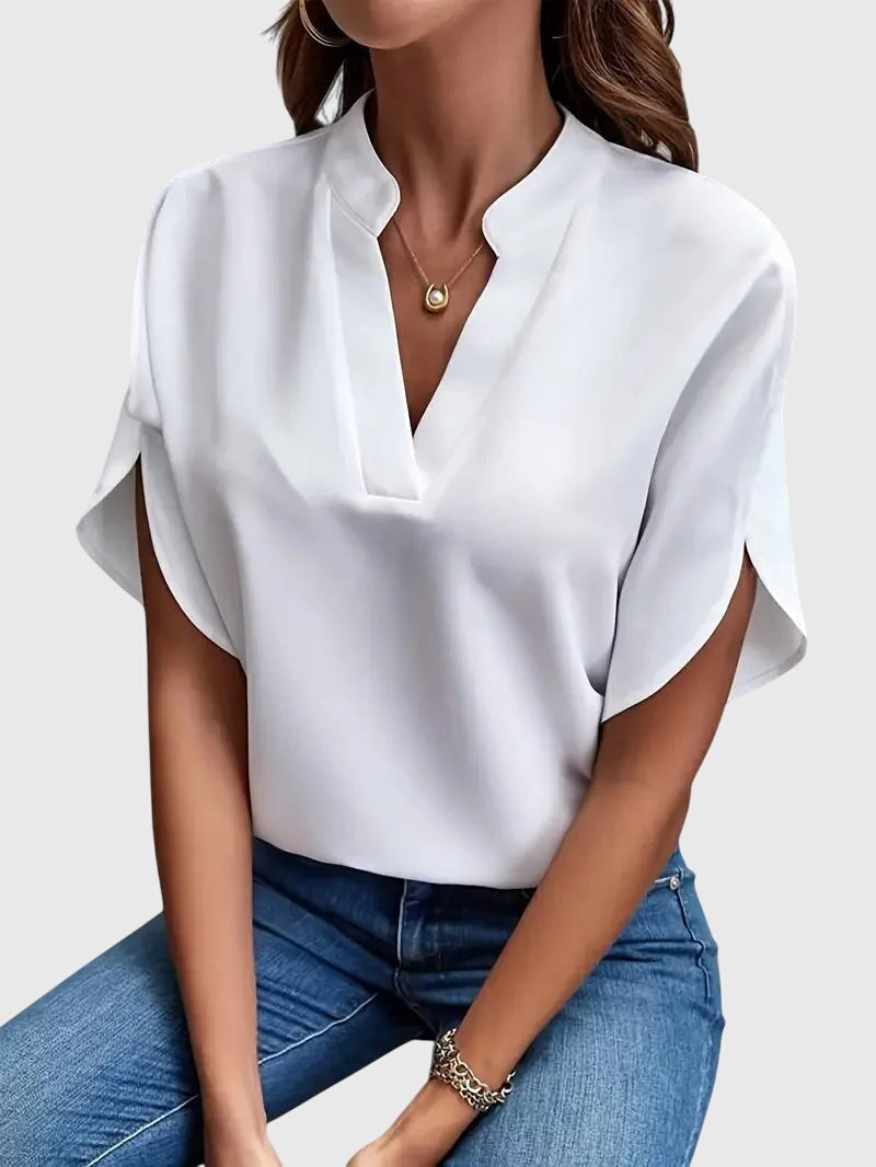 Beatrix™ | Luxuriously Soft V-Neck Top