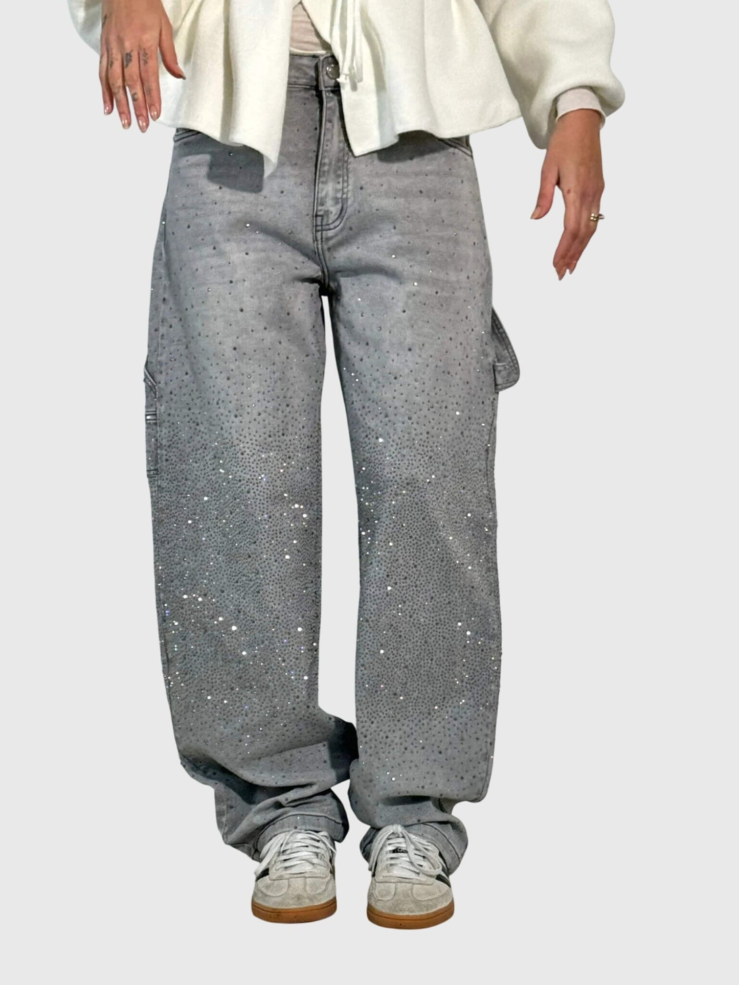 Stella™ Diamond-Embellished Trousers