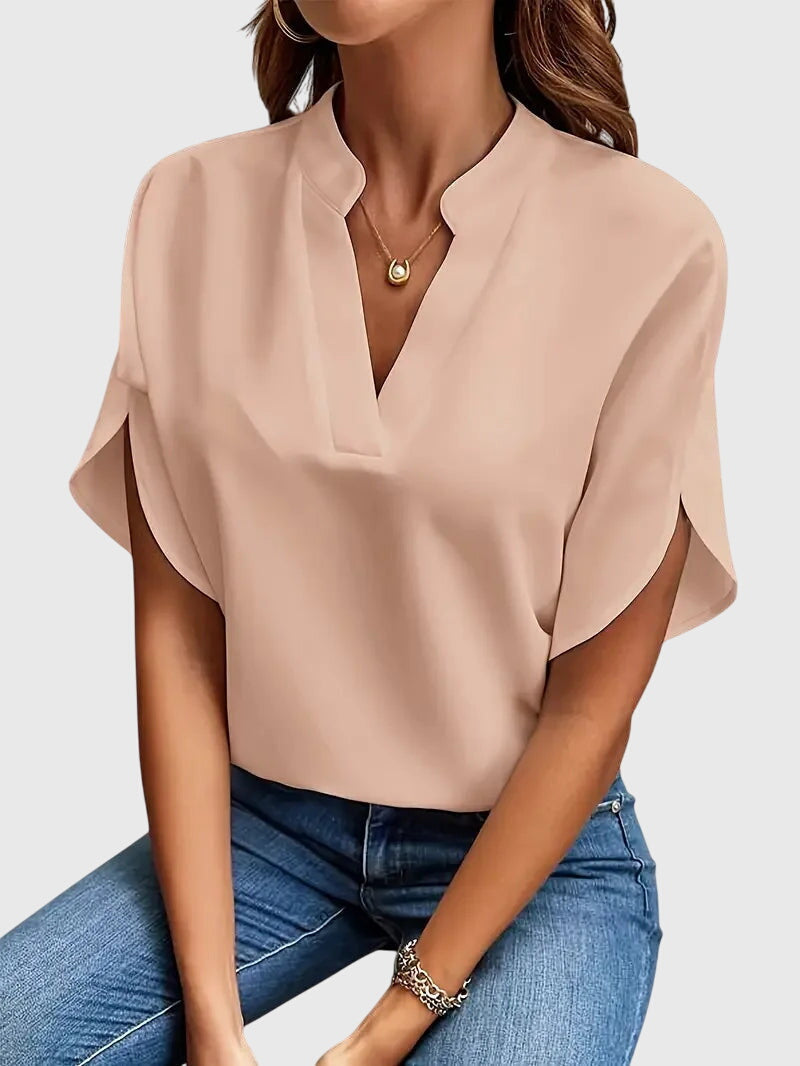 Beatrix™ | Luxuriously Soft V-Neck Top