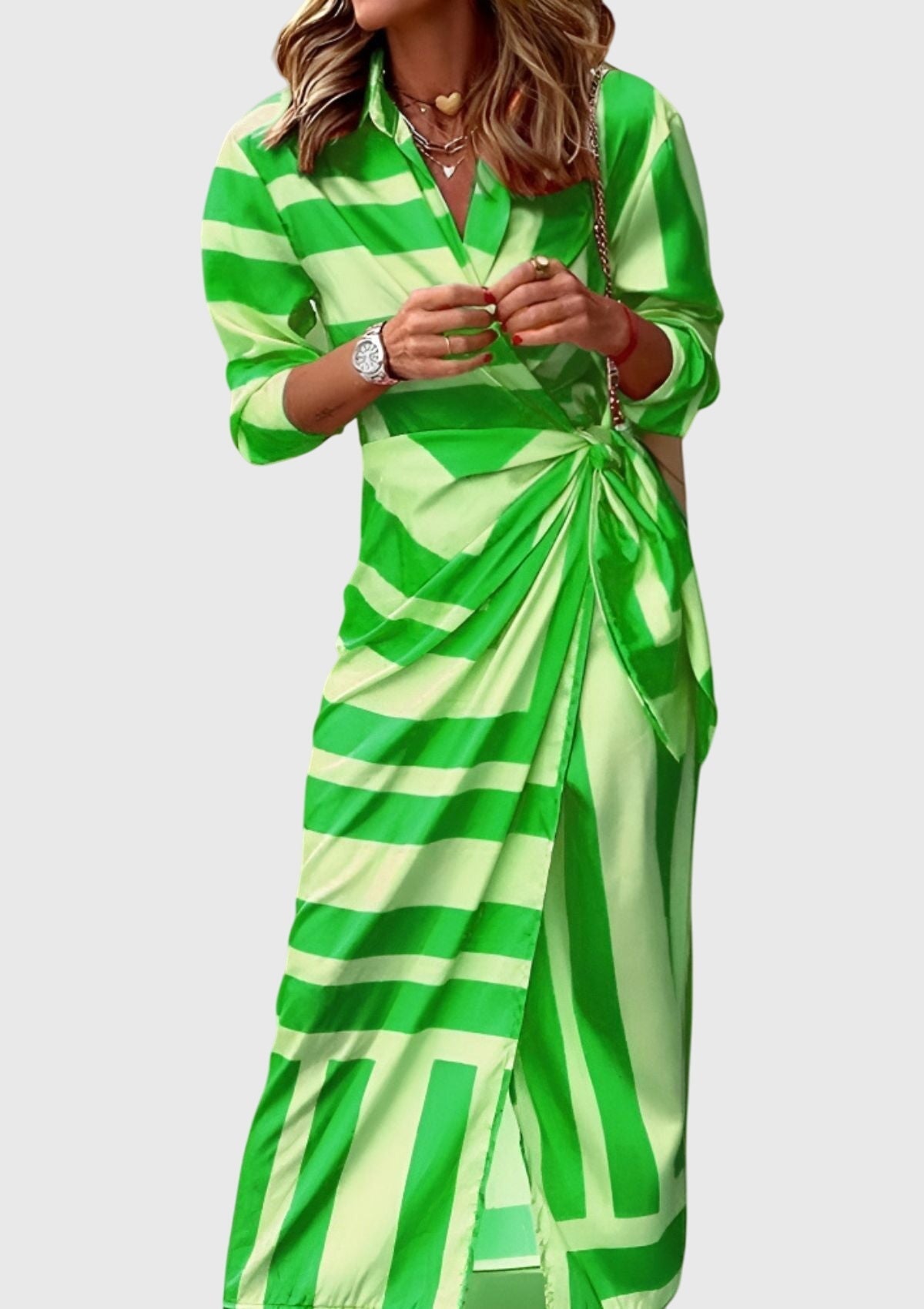Everly™ | Chic Printed Wrap Dress