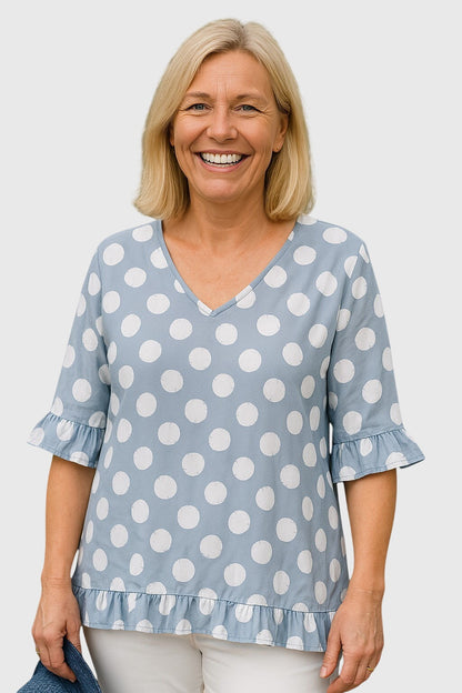 Eira™ Blue Blouse
