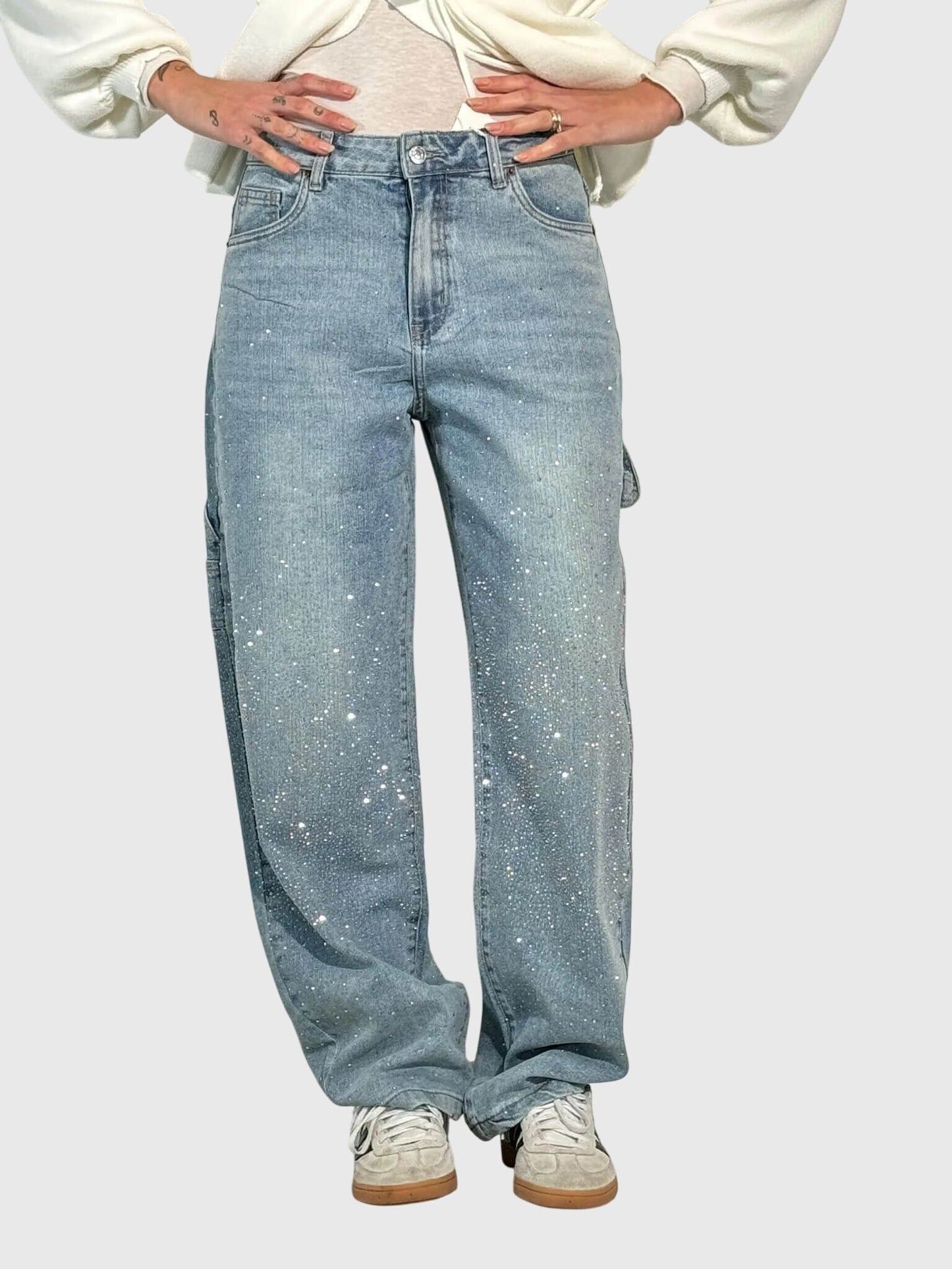Stella™ Diamond-Embellished Trousers