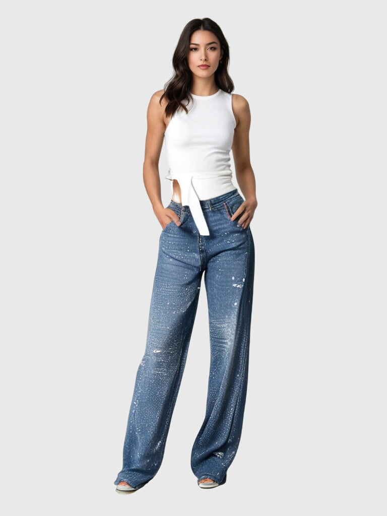 Stella™ Diamond-Embellished Trousers