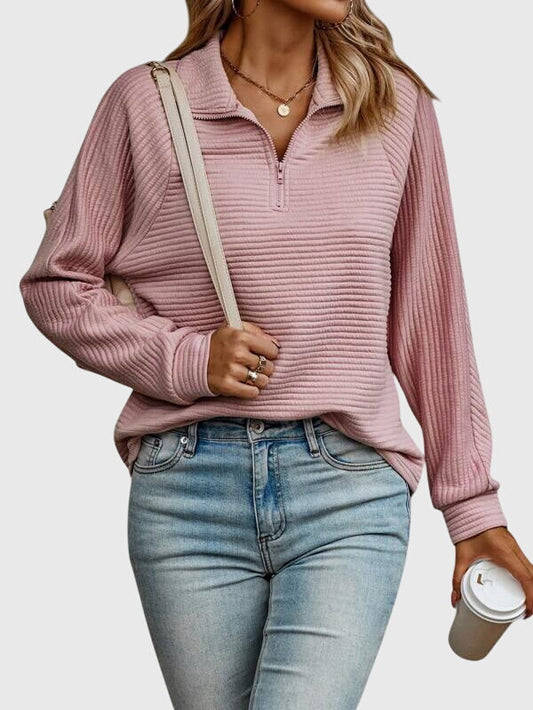 Abigail™ | Chic Zippered Sweater