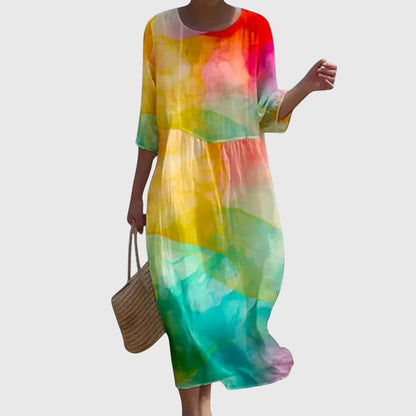 Hayley™ | Elegant Floral Maxi Dress