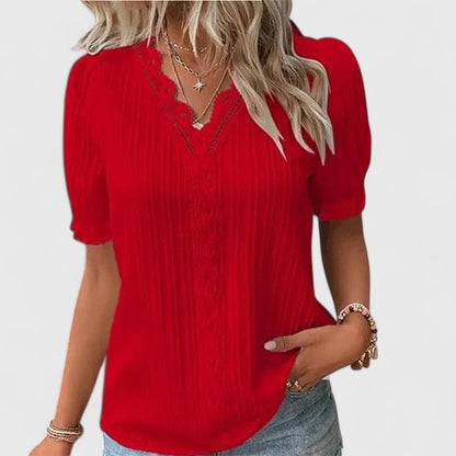 Avienne | Stylish V-Neck Blouse