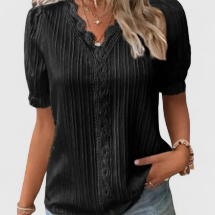 Avienne | Stylish V-Neck Blouse
