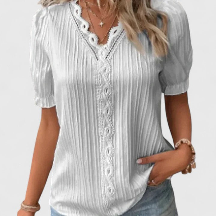 Avienne | Stylish V-Neck Blouse