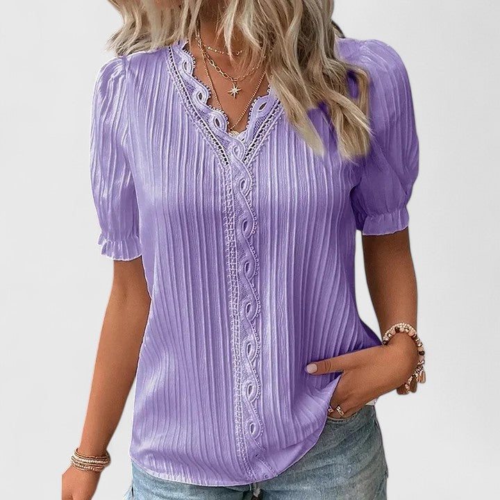 Avienne | Stylish V-Neck Blouse