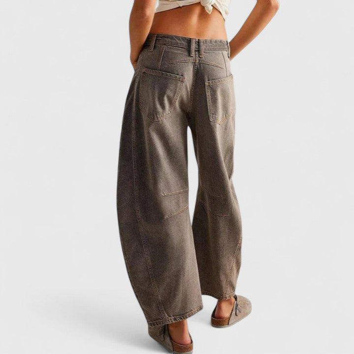 Rain | Relaxed Fit Wide-Leg Trousers