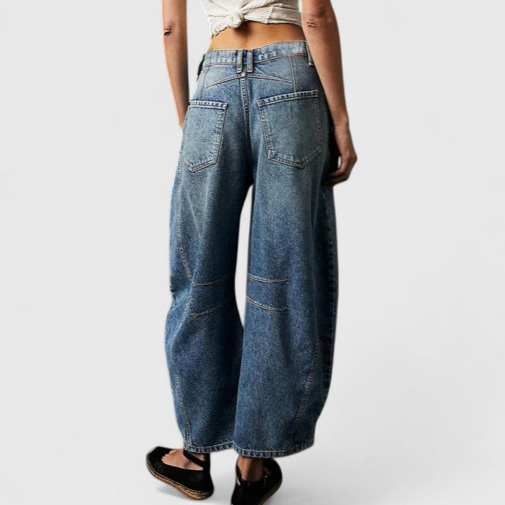 Rain | Relaxed Fit Wide-Leg Trousers