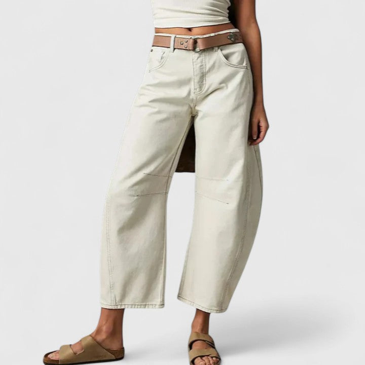 Rain | Relaxed Fit Wide-Leg Trousers