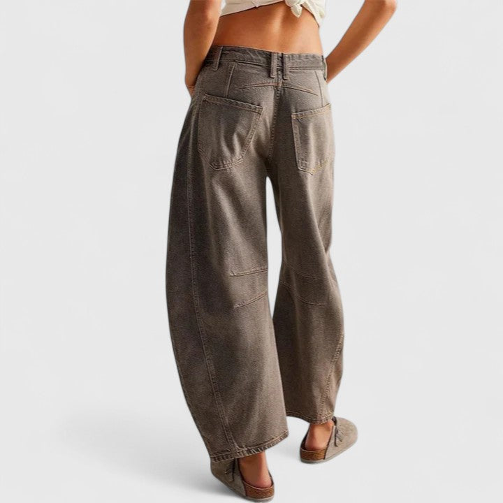 Rain | Relaxed Fit Wide-Leg Trousers